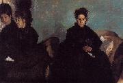 Duchess di Montajesi with Her Daughters Edgar Degas